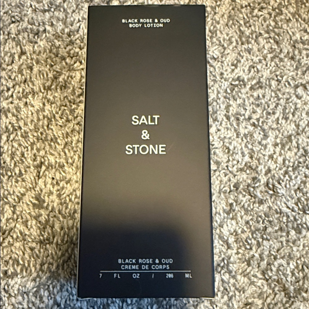 NWT Salt & Stone Black Rose & Oud Body Lotion - 7oz Size - Picture 3 of 10